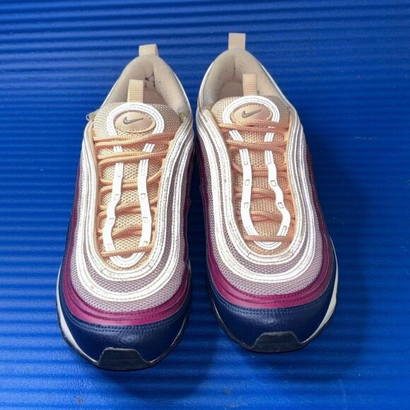 Size 9- Women’s Nike Air Max 97 Plum Chalk Retro Athletic Shoes 921733-802 - Picture 4 of 8